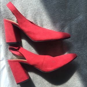 Red Christian Siriano Heels